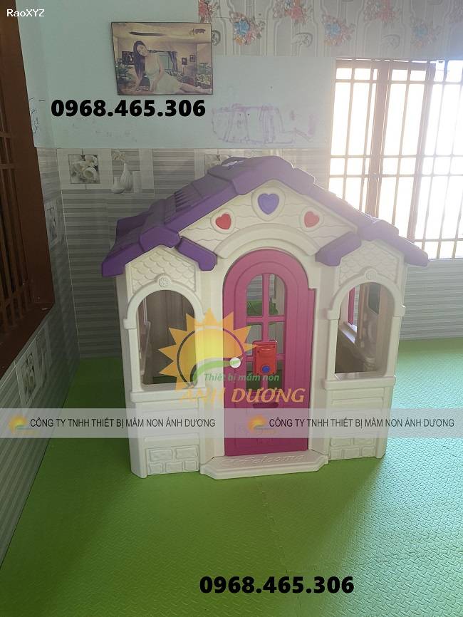 Ngôi nhà đồ chơi trẻ em bằng nhựa hàng nhập khẩu chất lượng cao
