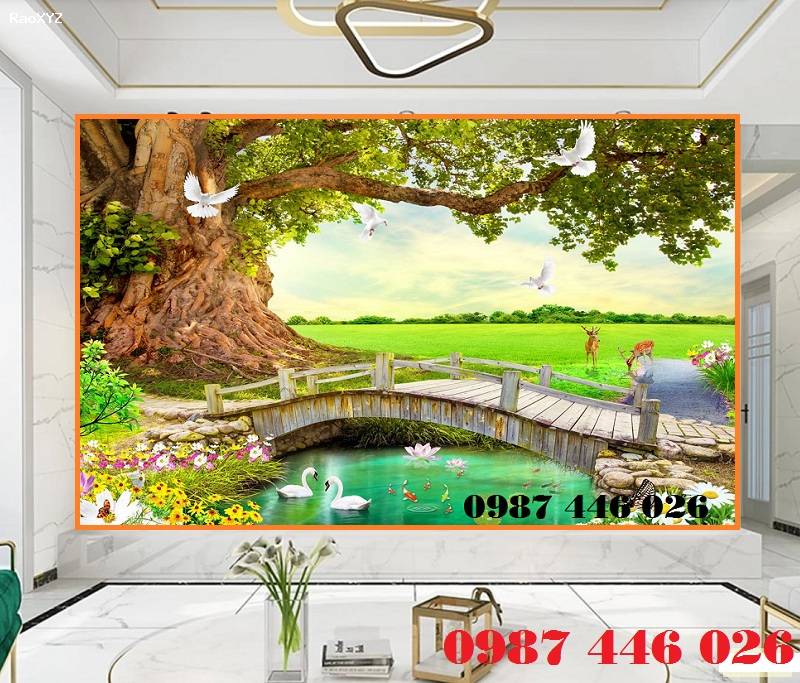 Tranh gạch phong cảnh HP09283