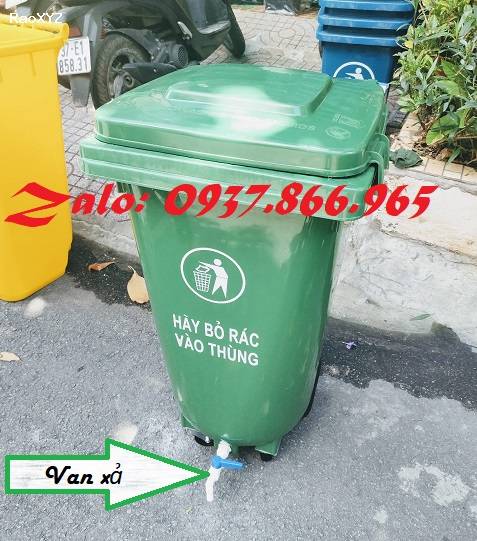 Thùng rác nhựa, thùng rác nhựa có vòi, thùng rác 120l, thùng rác, thùng rác ủ phân tại hà nội
