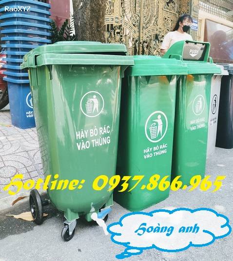 Thùng rác nhựa, thùng rác nhựa có vòi, thùng rác 120l, thùng rác, thùng rác ủ phân tại hà nội