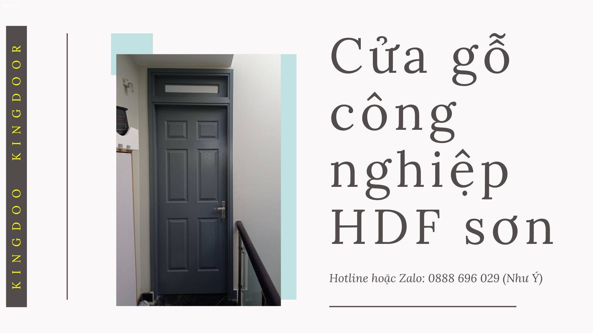 Báo giá cửa gỗ công nghiệp HDF sơn | Cửa phòng ngủ