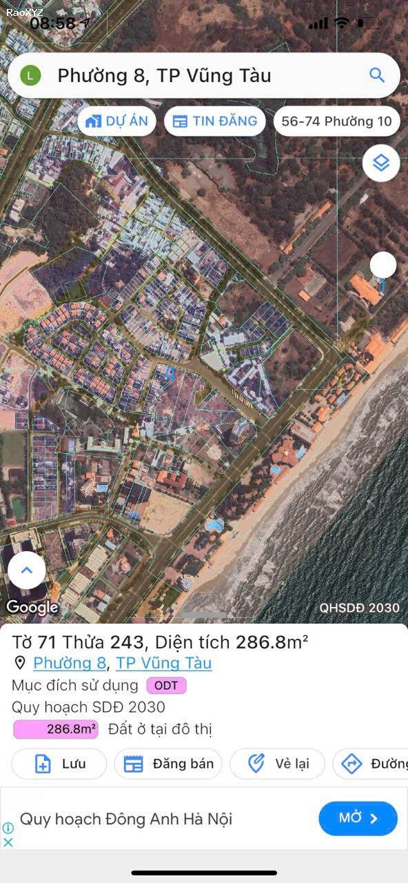 ❌Cần bán lô đất mặt tiền Mạc Thanh Đạm cách biển bãi sau Vũng Tàu chỉ 200m - Phù hợp xây khách sạn. Lh: 0373*817*178