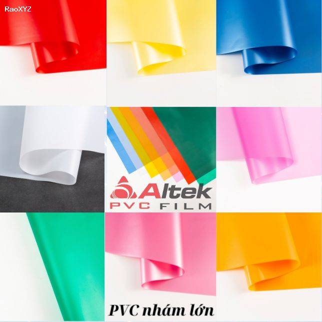 Màng nhựa PVC nhám lớn nhiều màu giá rẻ