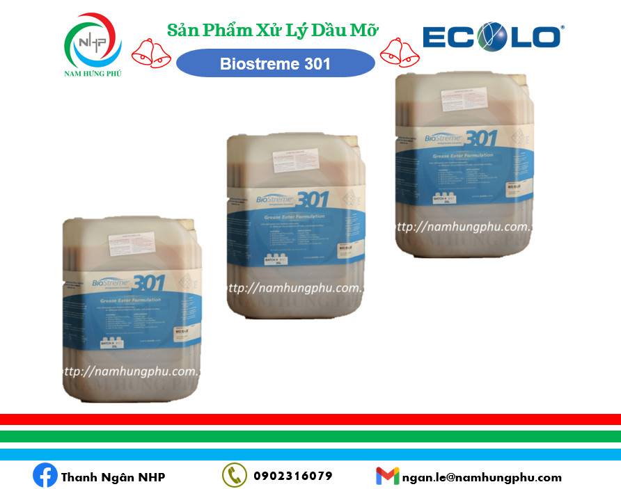 Xử lý dầu mỡ đường ống nhà hàng khách sạn - Biostreme301 (ECOLO)