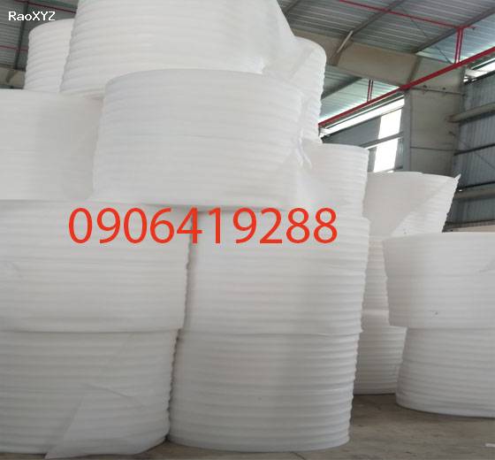 Màng xốp pe foam dùng bọc lót  bễ cá an toàn khi vận chuyển