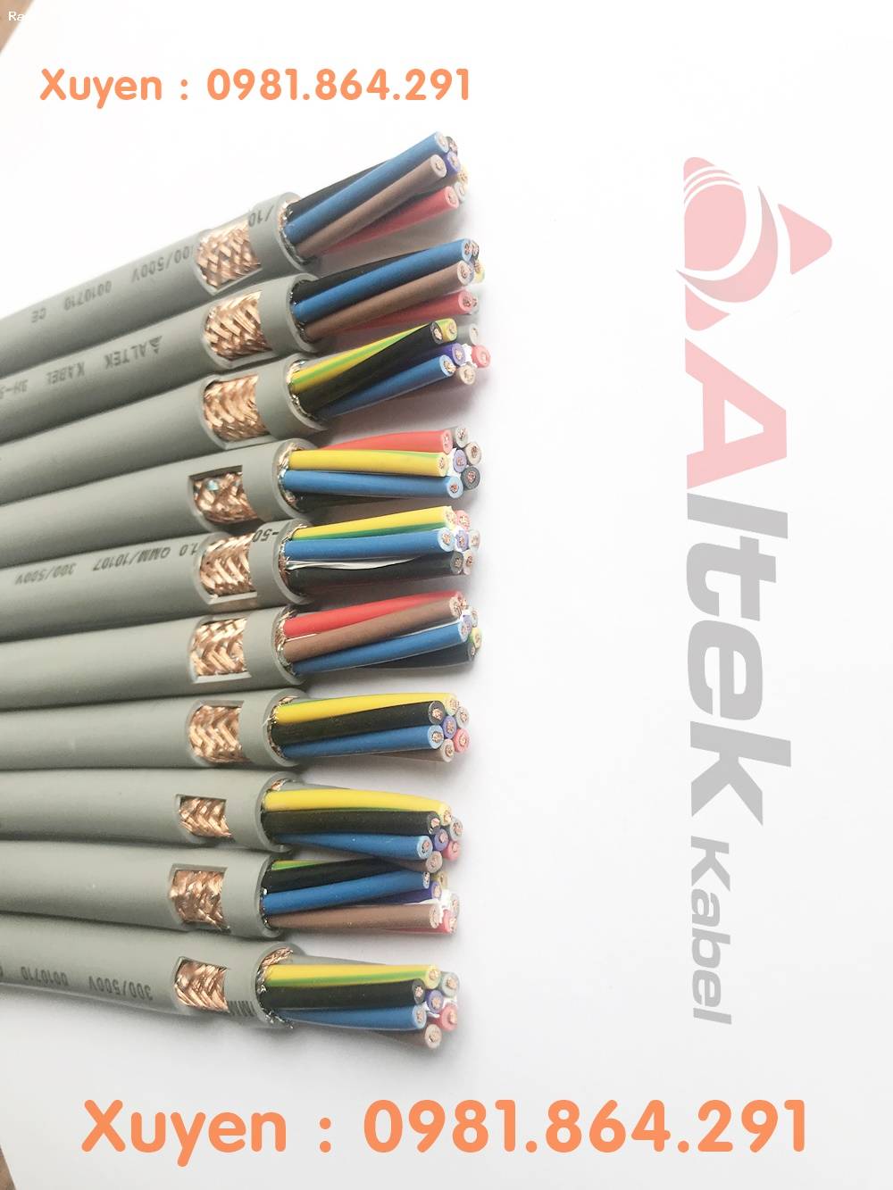 Chuyên cung cấp cáp điện điều khiển 10x1.0mm2 hãng Altek kabel