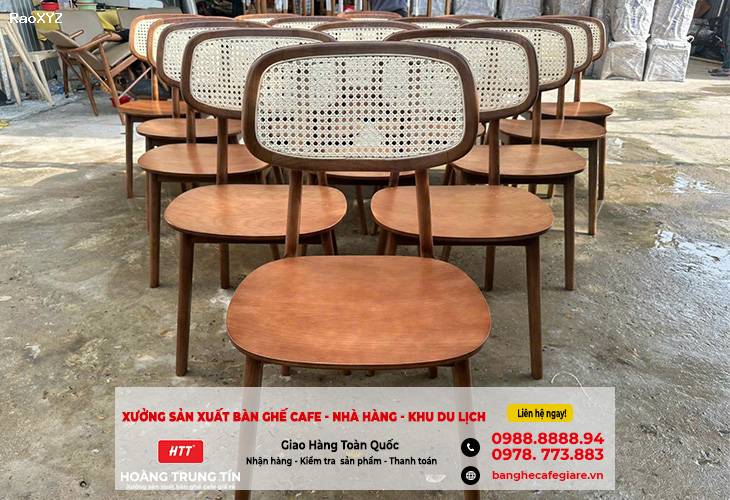 Bàn ghế gỗ bền đẹp, giá rẻ cho quán cafe tại Hà Tiên, Kiên Giang