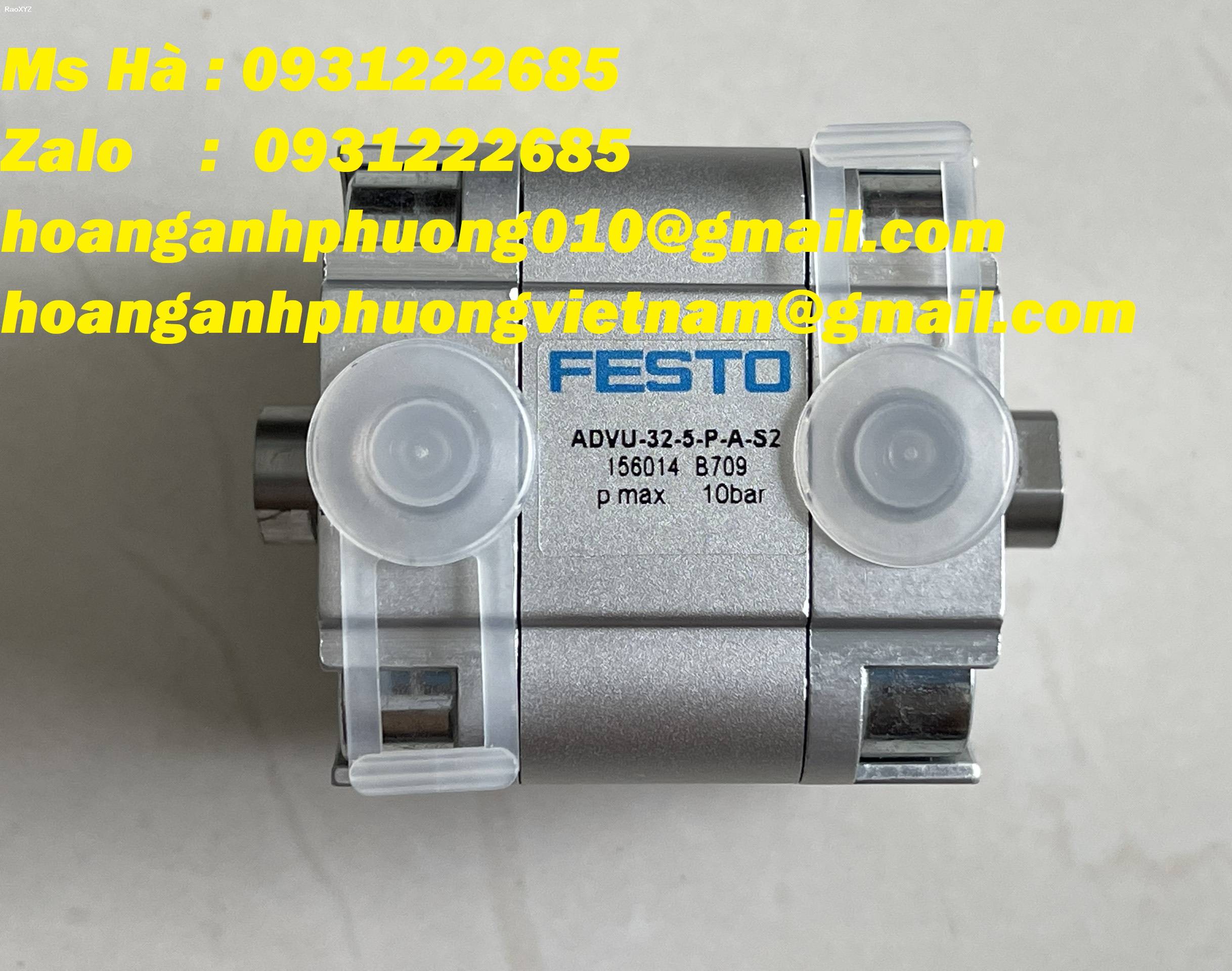 Bộ Festo xy lanh nhỏ gọn nhập khẩu ADVU-32-5-P-A-S2