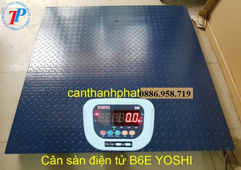 Cân sàn điện tử  B6E  ( Yoshi_ nhật) từ 60kg tới 5 tấn tùy kích thước