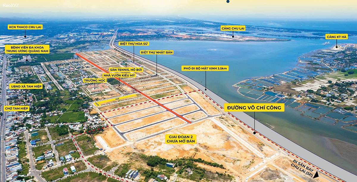 Bán đất nền khu đô thị biển cạnh sân bay Chu Lai đẹp nhất Quảng Nam