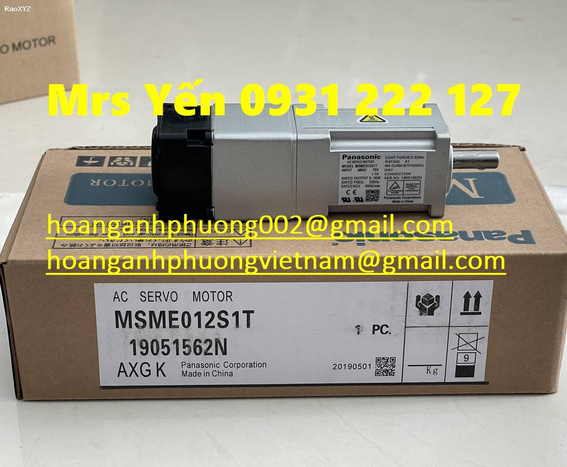 MSME012S1T Động cơ Panasonic | Giao hàng miễn phí toàn quốc