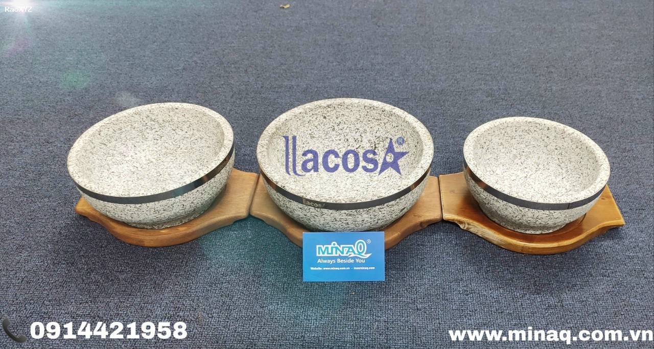 Thố đá giữ nhiệt Lacosa chuyên dùng cho các món phở