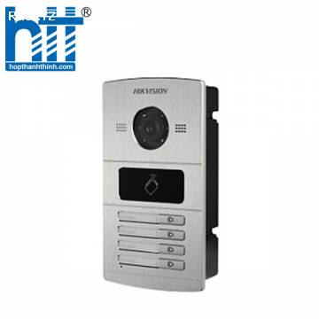 Camera Chuông cửa IP Hikvision DS-KV8402-IM 4 Cổng – 4 Nút Nhấn Chuông, hợp kim nhôm