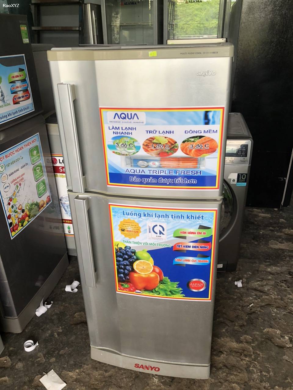 Tủ lạnh Sanyo 170lit không bám tuyết giá rẻ
