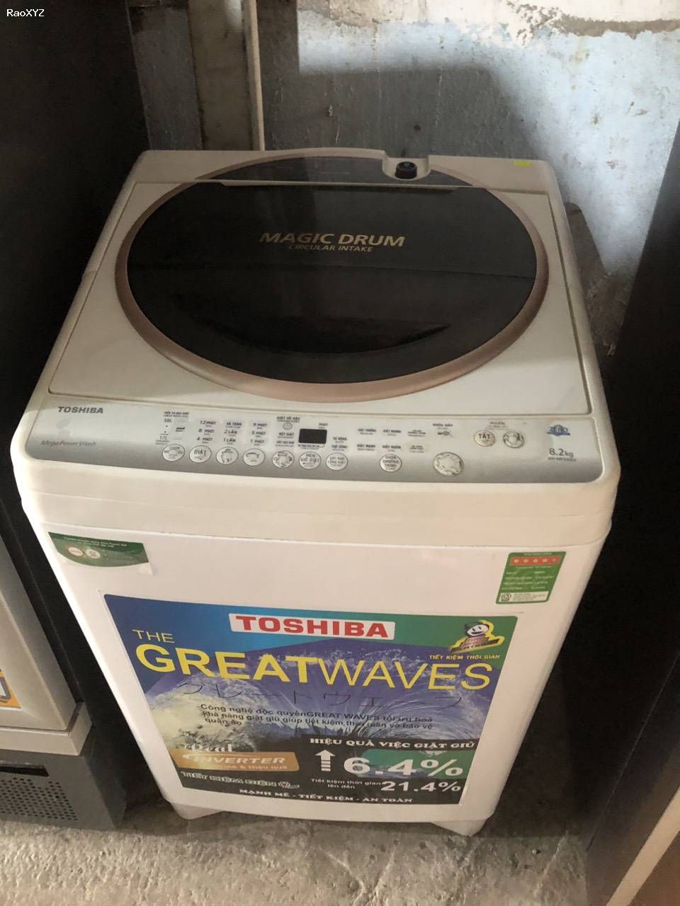 Máy giặt Toshiba 8.2kg giặt tốt