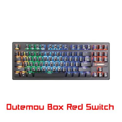 Bàn phím cơ Newmen GE87 (Outemou Box Red Switch) (Đen)