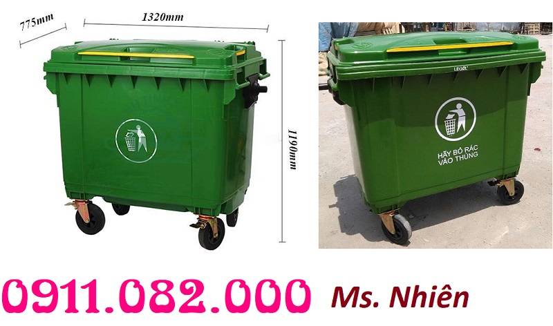 Thùng rác phân loại giá rẻ- sỉ lẻ thùng rác 120l, 240, thùng rác ngoài trời- lh 0911.082.000