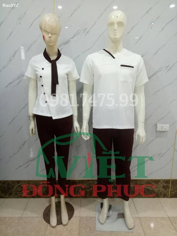 Xưởng nhận may quần áo đồng phục spa giá rẻ tại Hà Nội - Thiết kế độc quyền