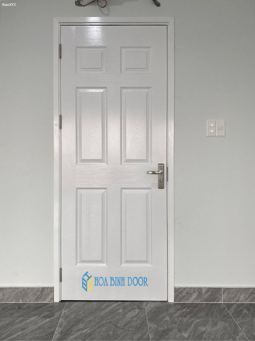 cửa gỗ hdf mẫu hiện đại cửa phòng ngủ giá rẻ