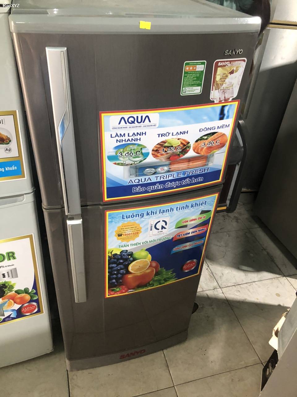 Tủ lạnh Sanyo 165lit không bám tuyết giá rẻ