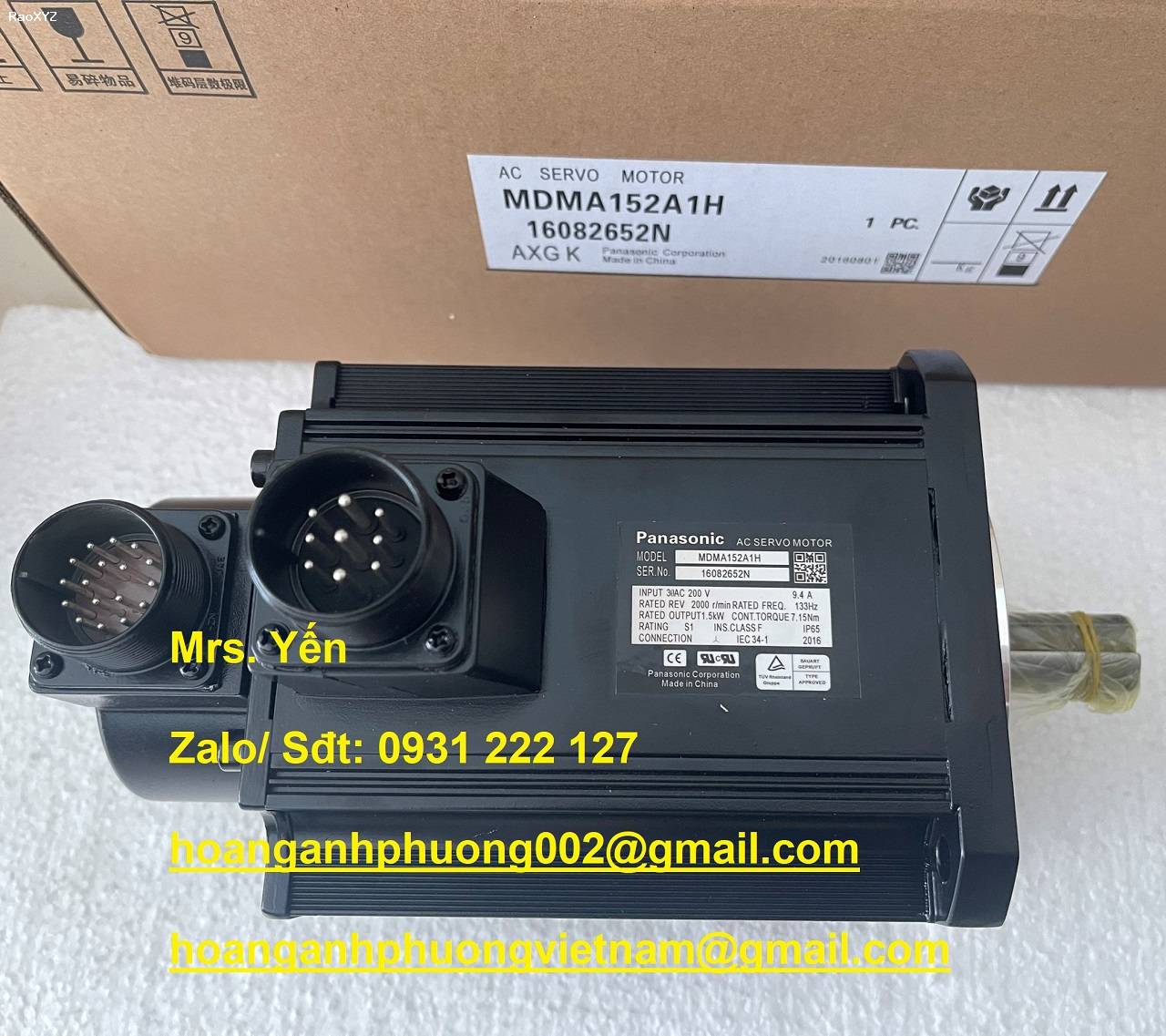 Động cơ Panasonic MDMA152A1H Nhận báo giá ngay