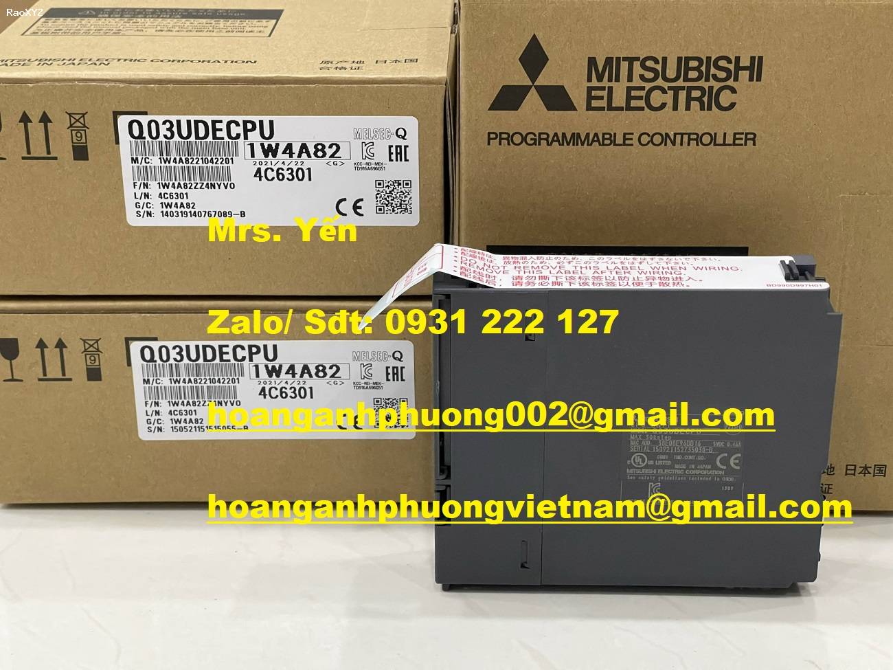 Mitsubishi Q03UDECPU Bộ lập trình, Hàng nhập không qua trung gian