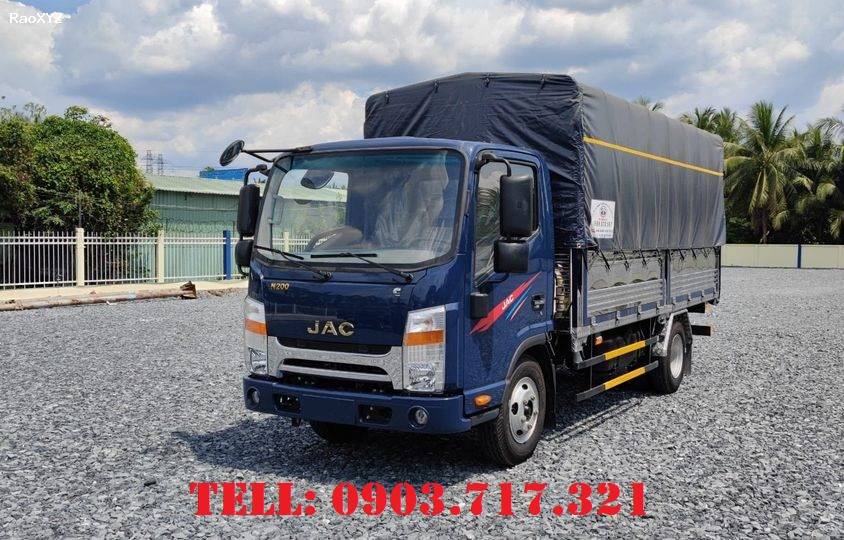 Bán xe tải Jac N200S tải 1t99 thùng dài 4m3 máy Cummins Mỹ