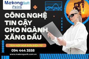 Phần mềm quản lý xăng dầu xuất hóa đơn tự động MekongSoft Petro 3001B