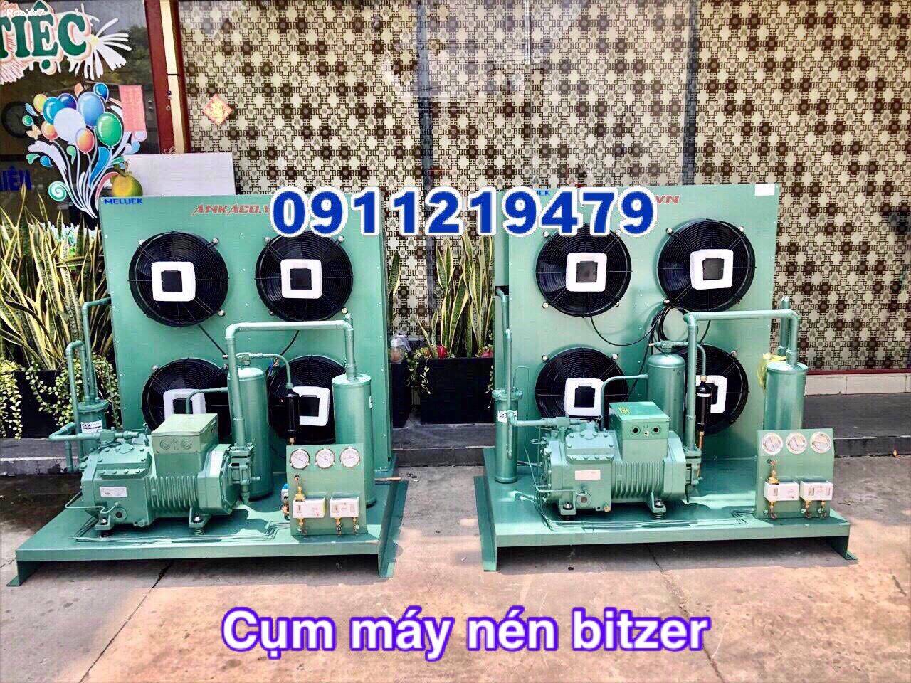 Cung cấp, lắp đặt cụm máy nén kho lạnh Bitzer 15 hp  4HE-18 tại Phú Yên