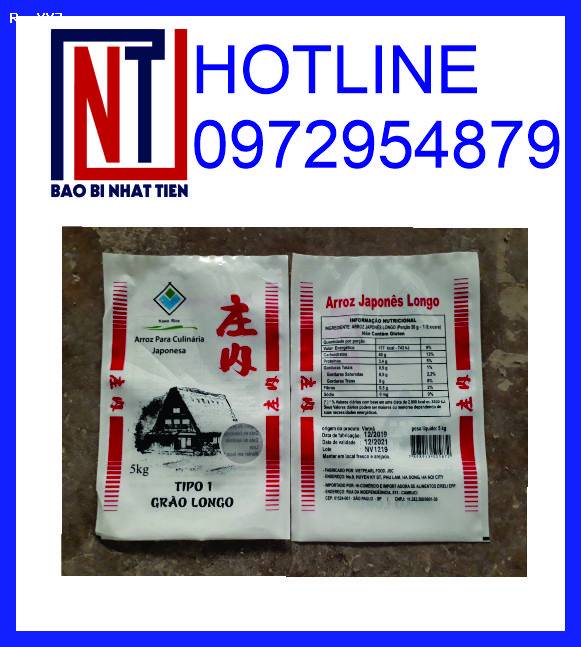 Chuyên sản xuất túi gạo 5kg PA/PE