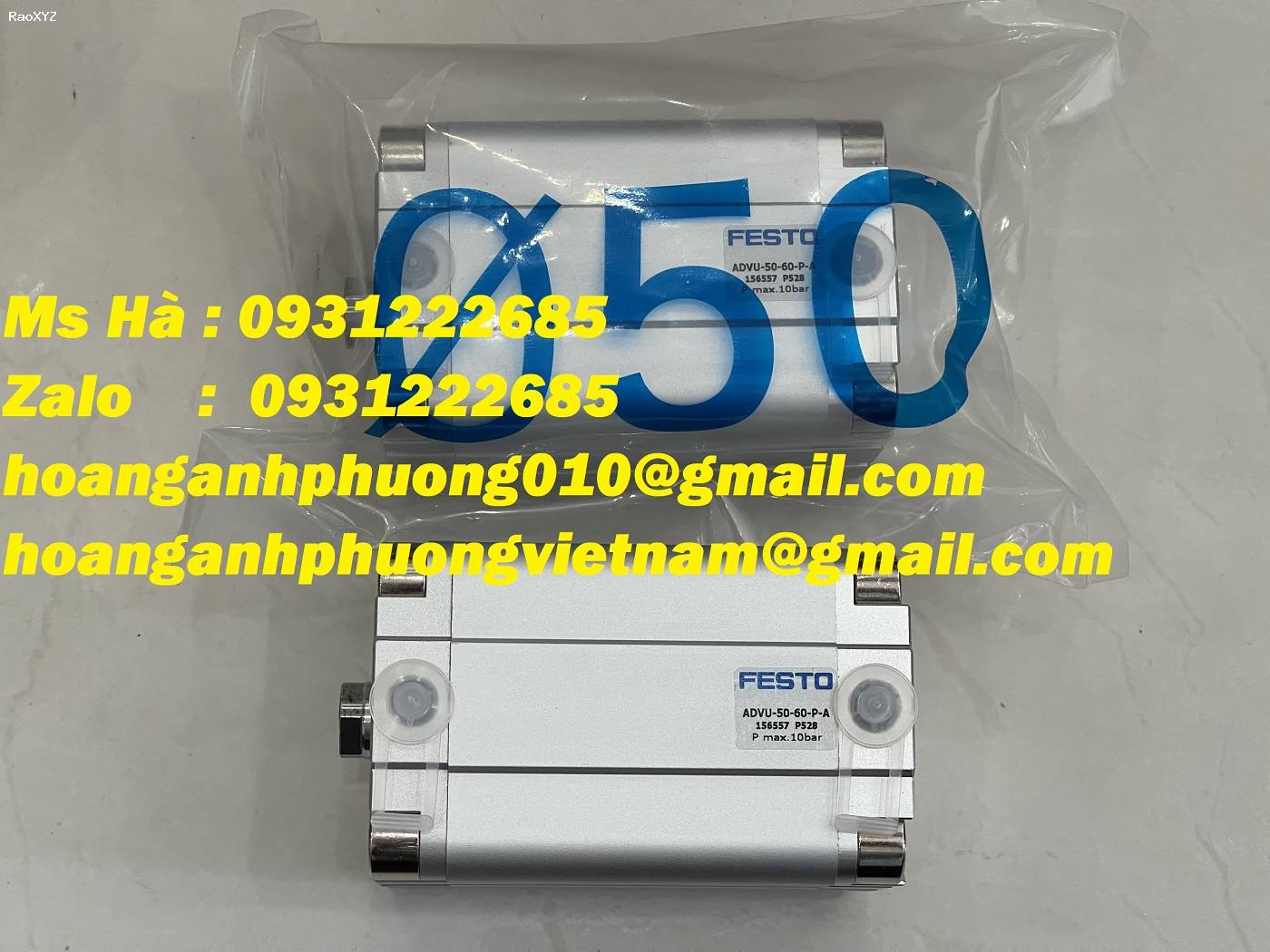 Cylinder nhỏ gọn ADVU-50-60-P-A Festo - Thiết bị điện Công Nghiệp