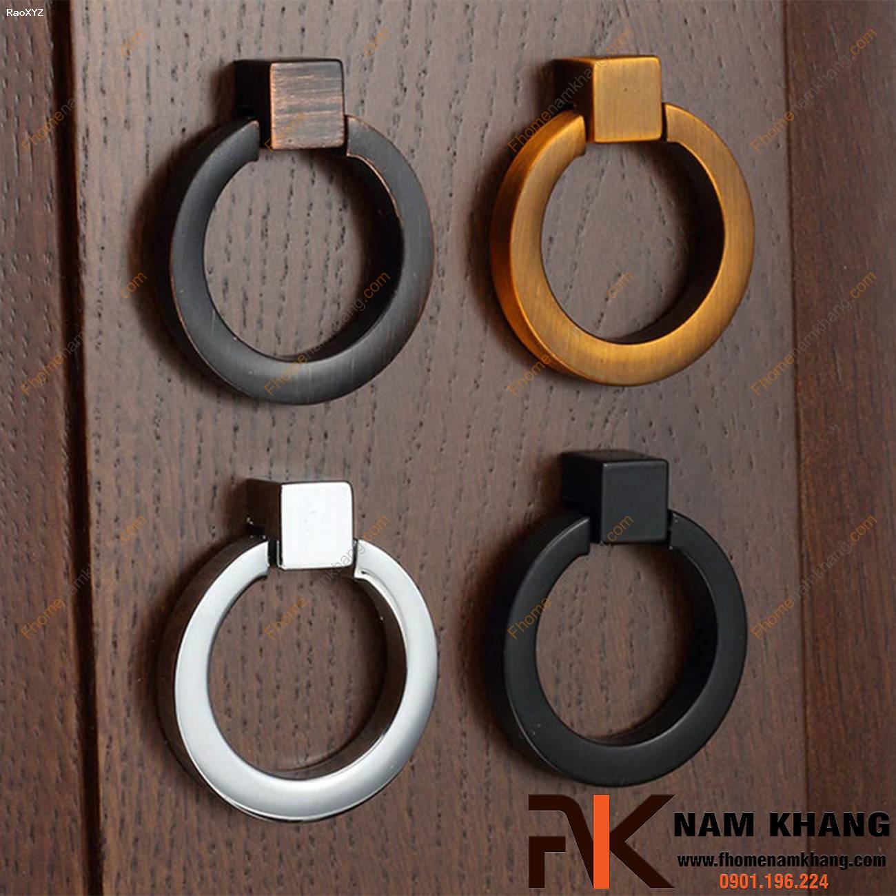 Núm cửa tủ cao cấp dạng vòng NK161 | F-Home NamKhang