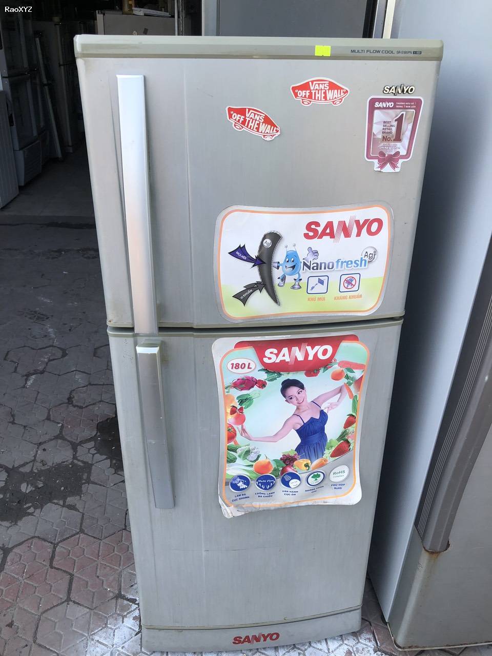 Tủ lạnh Sanyo 165lit rin chưa qua sửa chữa