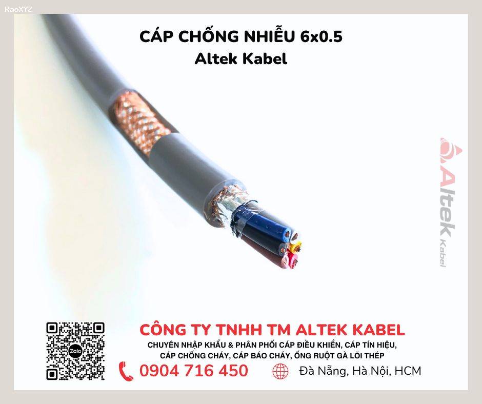 Cáp CXV 6x0.5, 6x0.75, 6x1.0, 6x1.5 tại Hà Nội, Đà Nẵng, Hồ Chí Minh