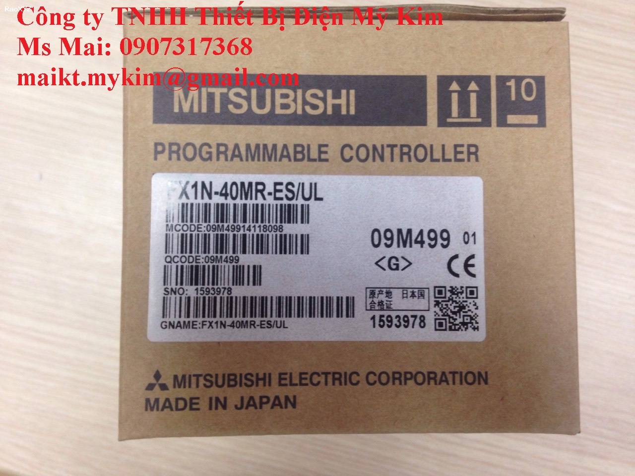 Bộ lập trình PLC Mitsubishi FX1N-40MR-ES/UL - Thietbidienmykim.com