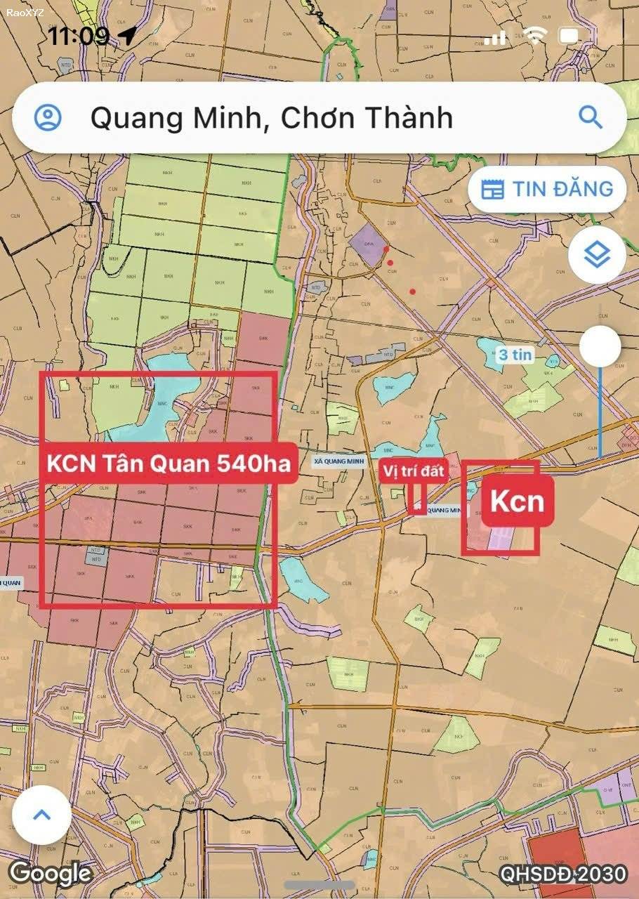 Siêu Phẩm Đất KCN Thị Xã Chơn Thành Giá 2,4tr/m2
