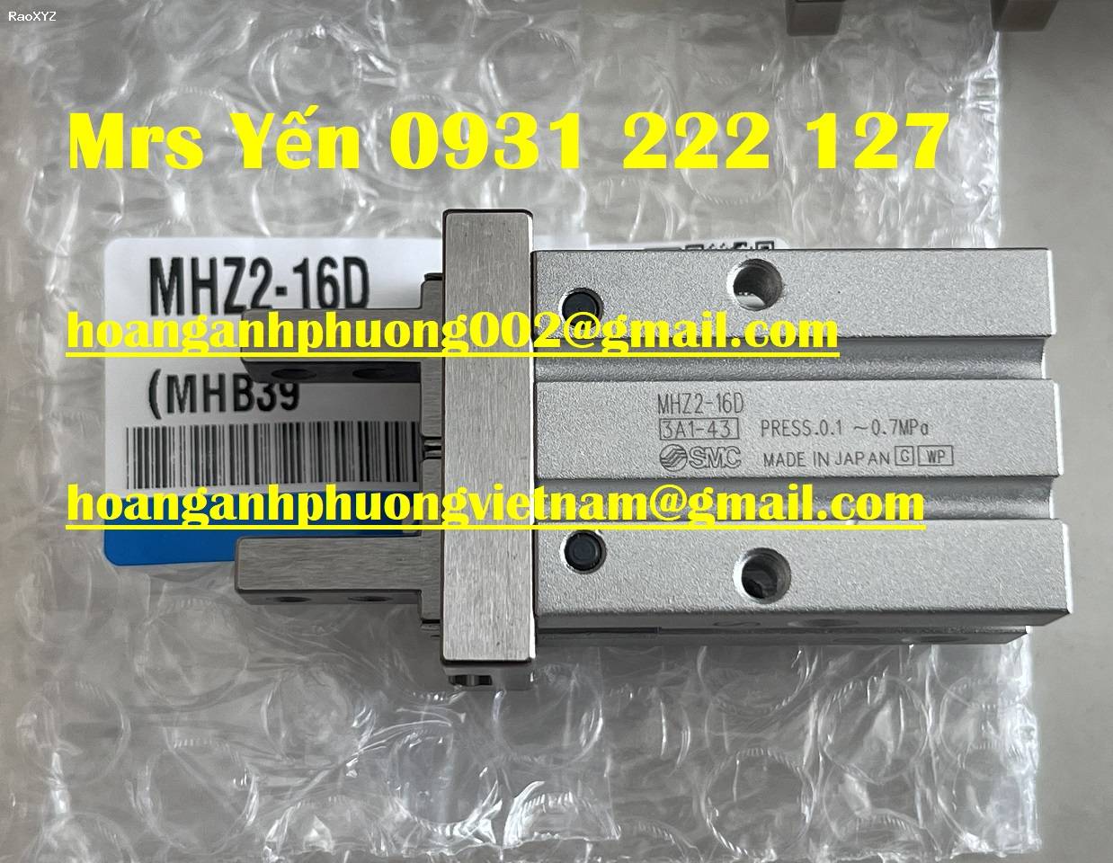 SMC MHZ2-16D Xy lanh nhập khẩu nhanh giá tốt tại Dĩ An