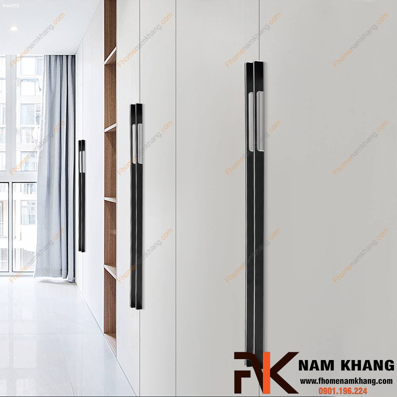 Tay nắm cửa tủ hiện đại cao cấp NK116S | F-Home NamKhang