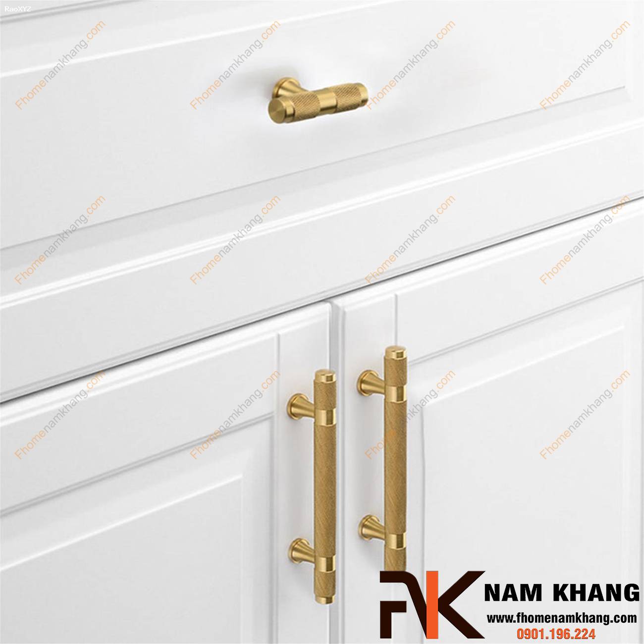 Tay nắm cửa tủ cổ điển cao cấp NK207S | F-Home NamKhang