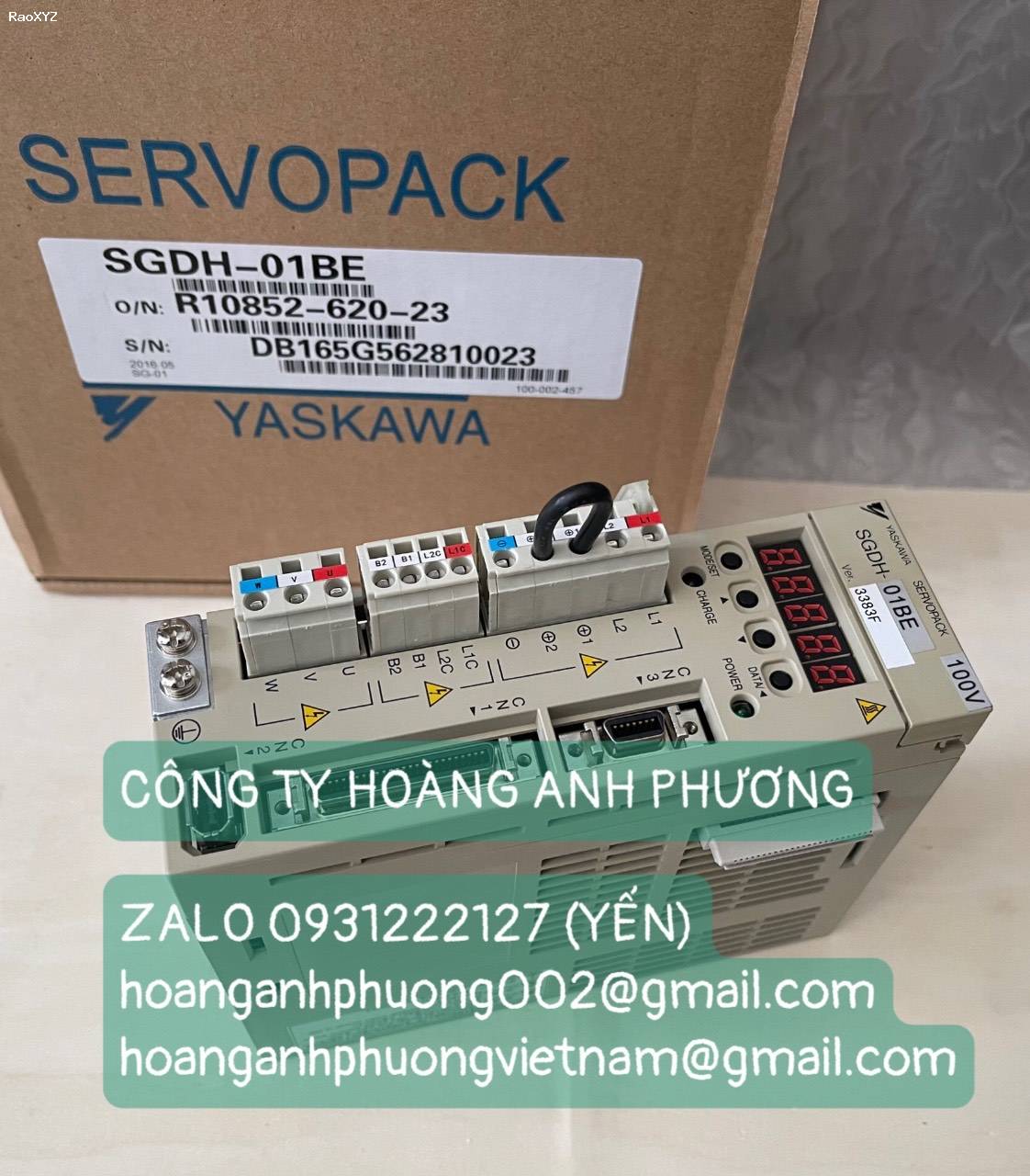 Servo pack SGDH-01BE Yaskawa - Giá bán siêu tốt