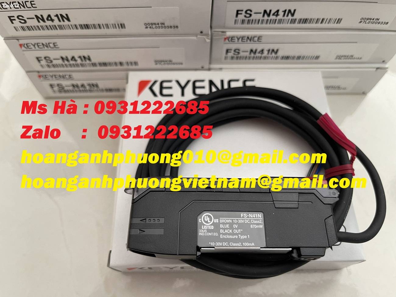 Cảm biến dòng FS-N series nhập khẩu hãng keyence FS-N41N