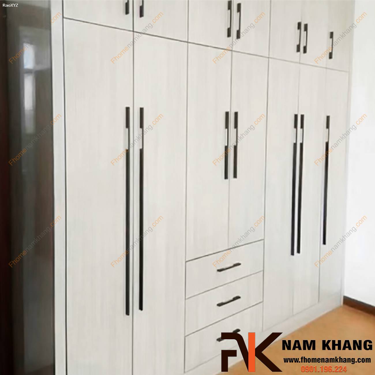 Tay nắm tủ quần áo dạng thanh hiện đại NK260 | F-Home NamKhang
