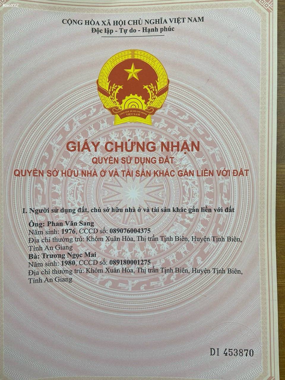 Kho xưởng mặt tiền Quốc Lộ 91 DT 1000m2 thổ cư 100%, Thị Xã Tịnh Biên, Tỉnh An Giang