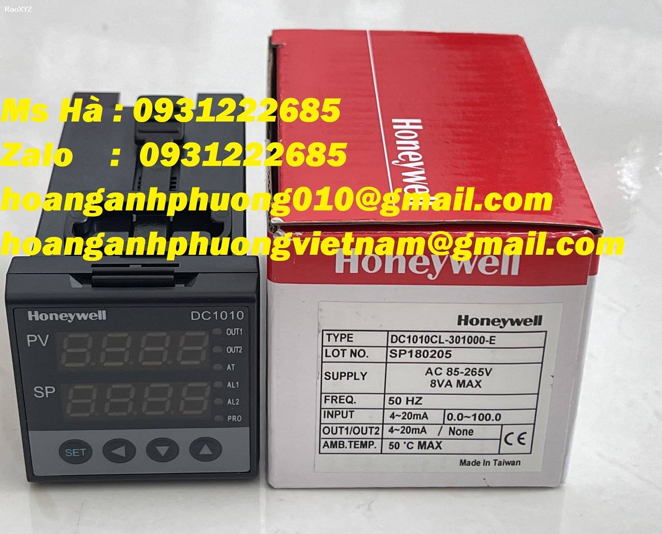 Honeywell - Bộ điều khiển nhiệt độ - mới 100% - DC1010CL-301000-E