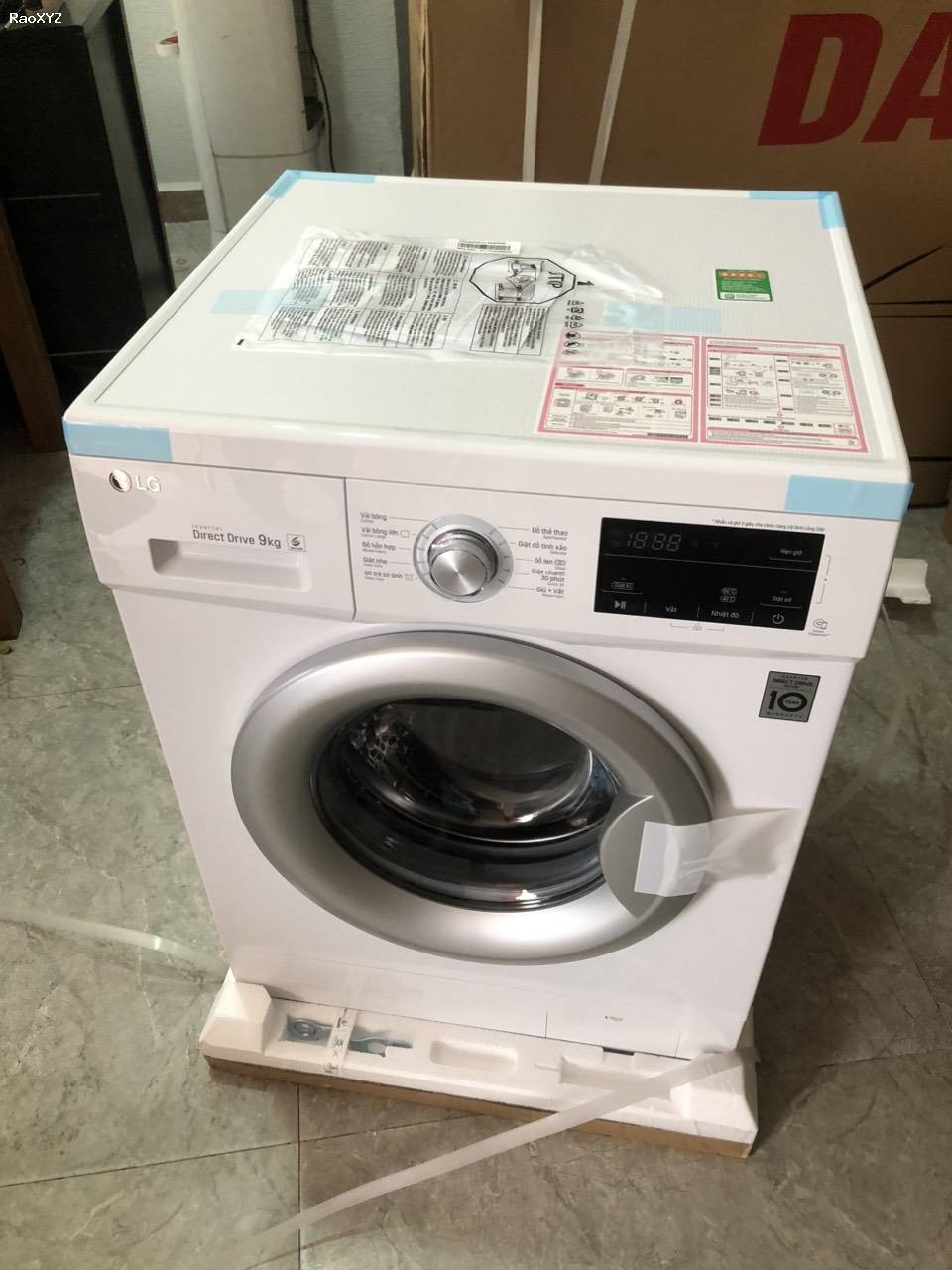 Máy giặt LG 9kg tiết kiệm kiện giá rẻ