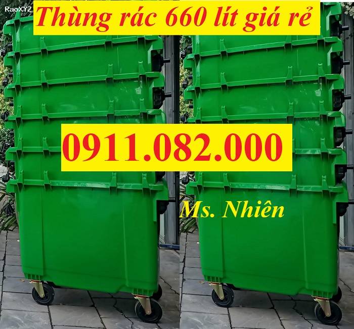 Sỉ lẻ thùng rác hình thú, thùng rác 120L 240L 660L giá rẻ - thùng rác giá ưu đãi- lh 0911.082.000