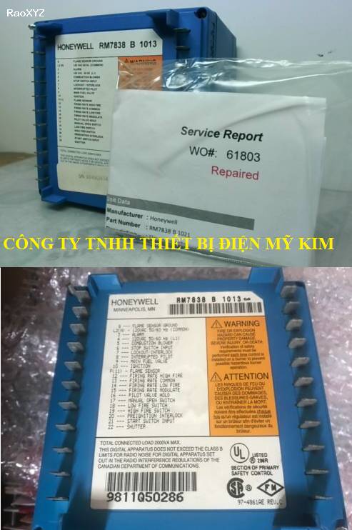 Bộ điều khiển đầu đốt Honeywell RM7850 A 1019