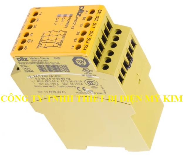 Relay An toàn Pilz PNOZ X3P 24VDC 24VAC 3N/O 1N/C 1SO 777310