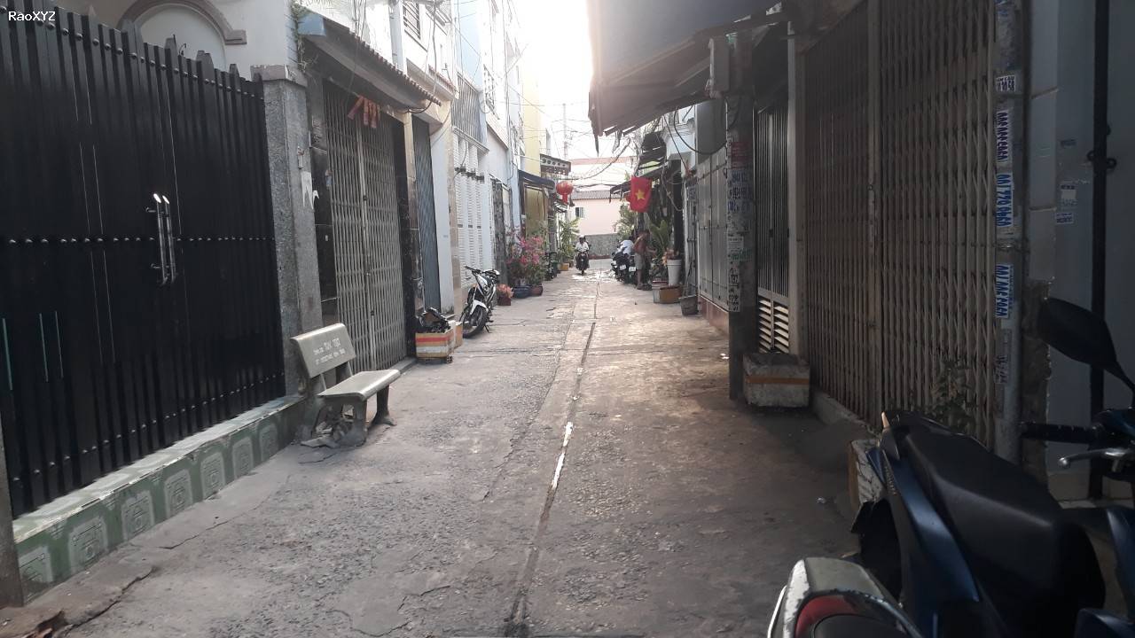 Bán nhà 2 mặt hẻm 6m thông trước sau Bình Trị Đông 80m2 cho thuê 8tr ngay cạnh trường học và chợ.