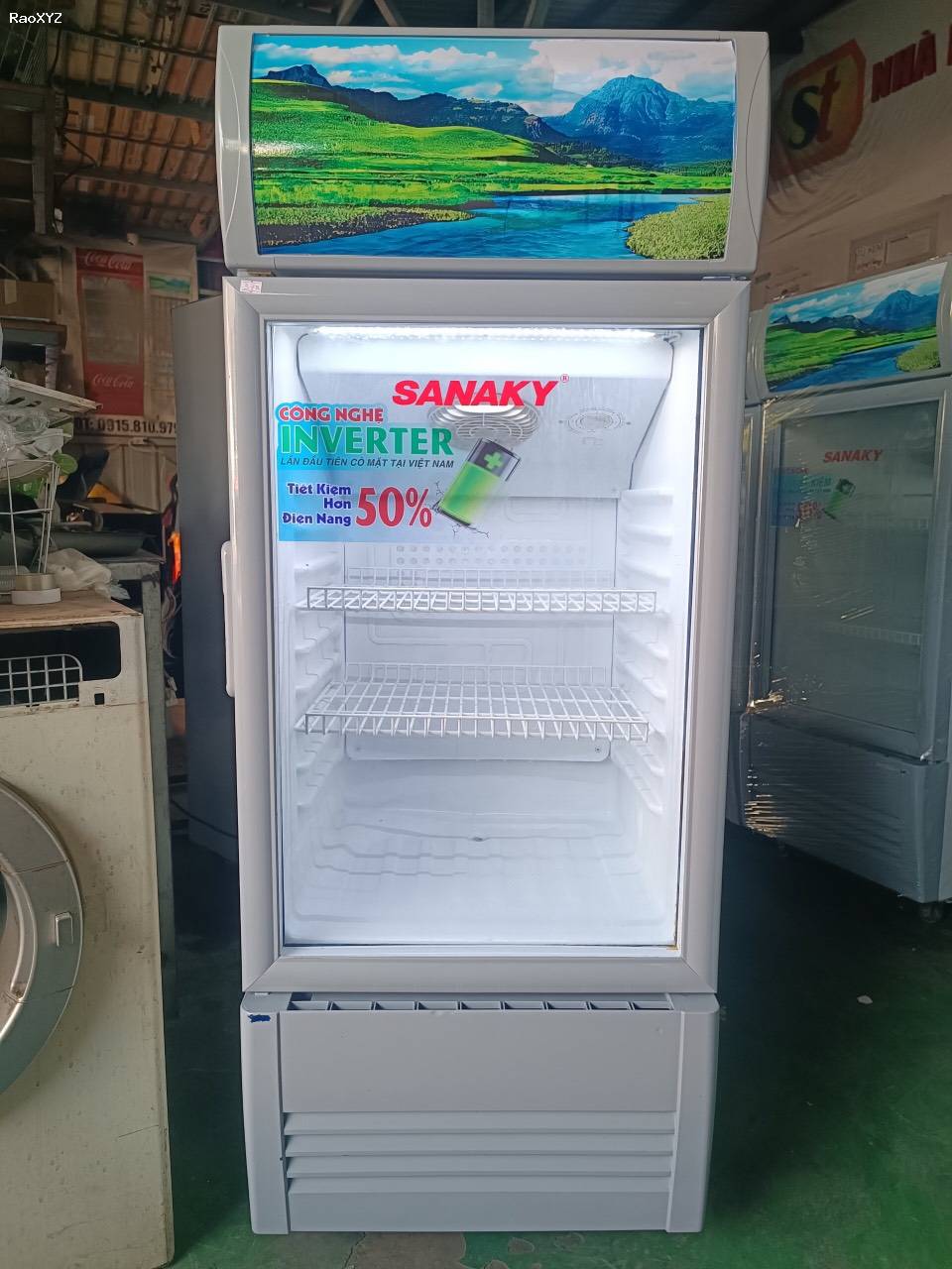 Tủ mát Sanaky 150lit lạnh tốt êm ái